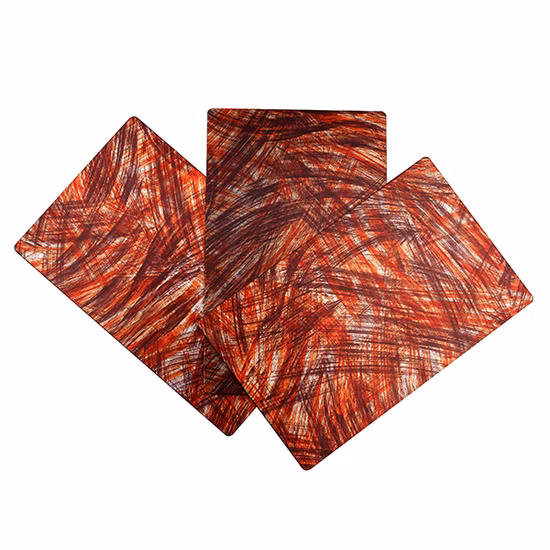 Огнестойкие обои, алюминиевые строительные материалы, матовая алюминиевая композитная панель